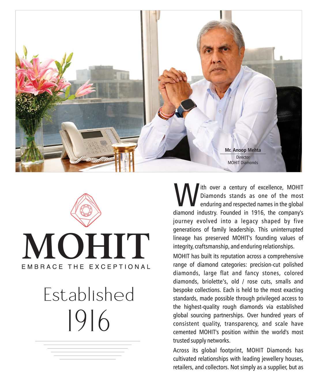 Mohit - Embrace The Exceptional