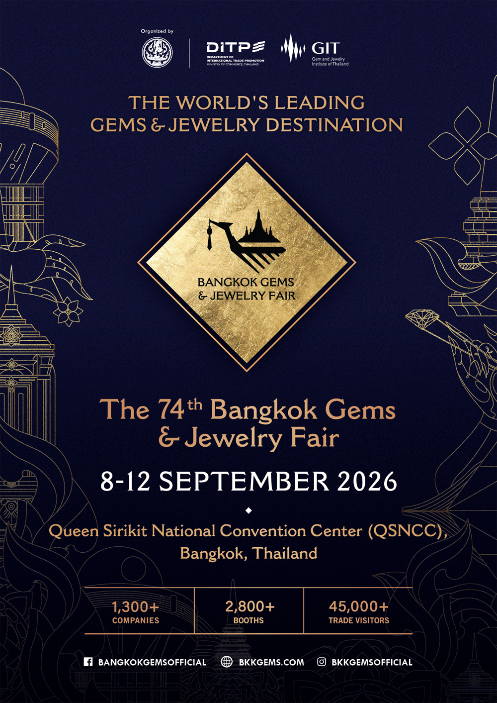 74th Bangkok Gems Jewelry Fair