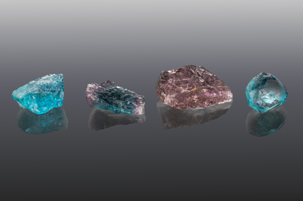 Rough stones from the new Ethiopian tourmaline deposit