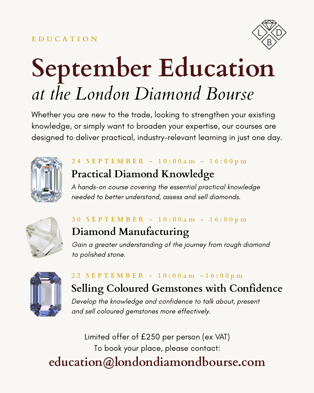 London Bourse September Education